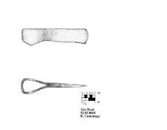 Artifact Drawing - Axe Head