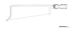 Artifact Drawing - Surgeon's Saw